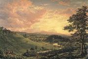 Frederic Edwin Church View near Stockridge oil on canvas